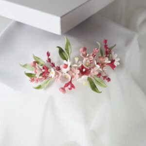 Tocado Margaritas y Lavandas