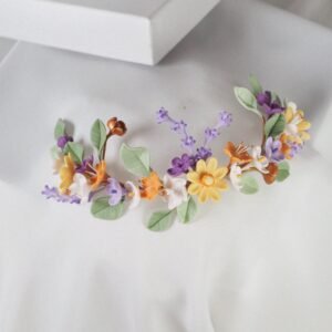 Semicorona de Novia Boho